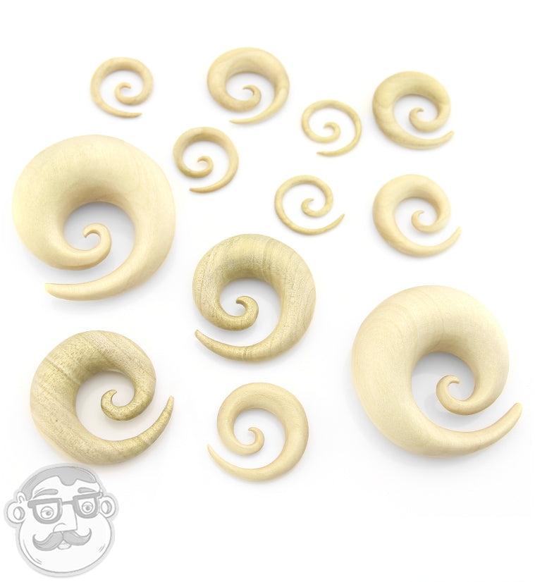 Crocodile Wood Spirals