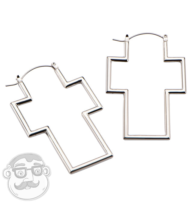 Cross Plug Hoops