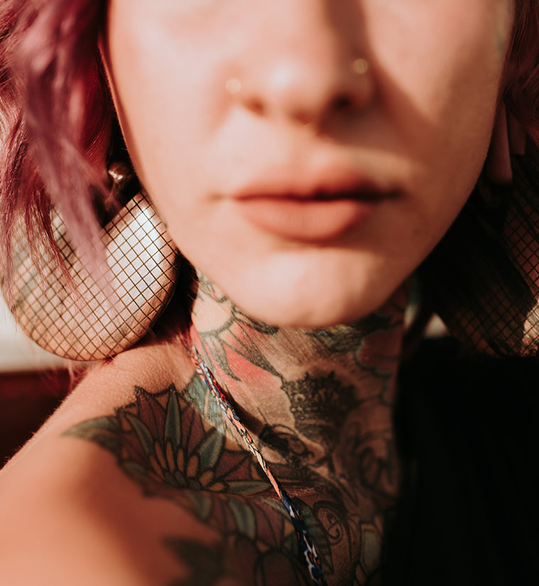 Crosshatch Saba Wooden Ear Weights