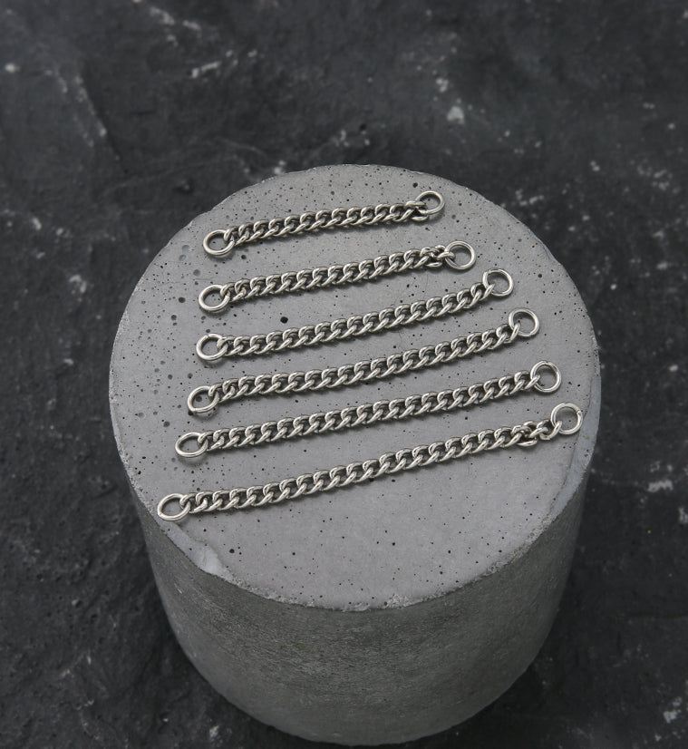 Curb Titanium Connector Chain