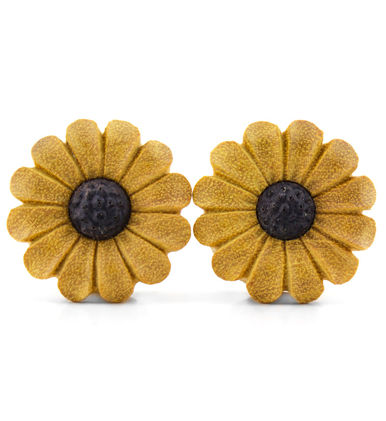 Grand Sunflower Wood Plugs