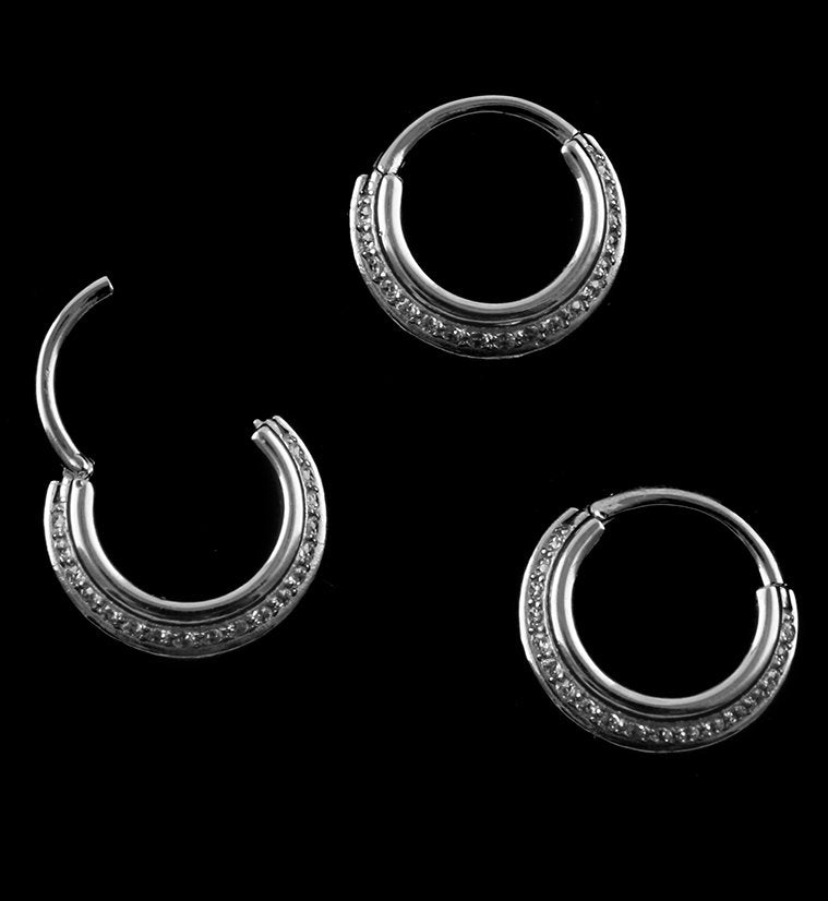 16G Echelon Clear CZ Septum Clicker