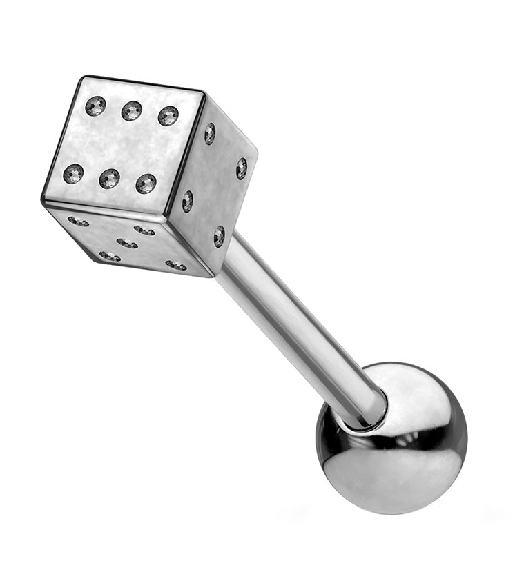 Dice Tongue Ring