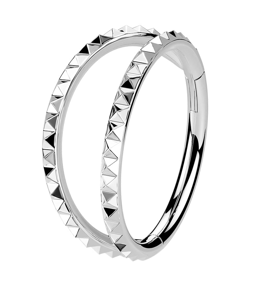 Double Polyhedra Edge Hinged Segment Ring