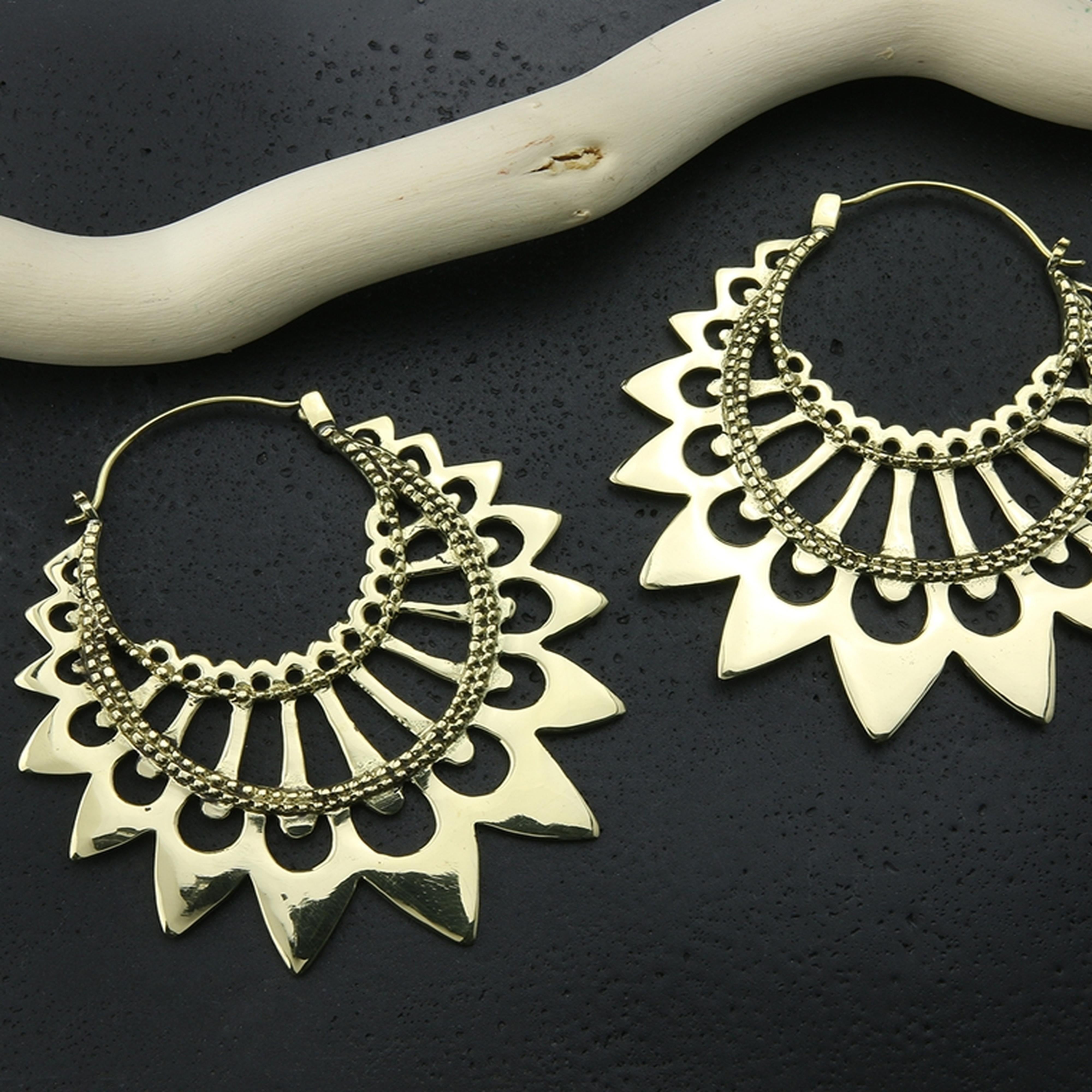 18G Draft Brass Hangers / Earrings