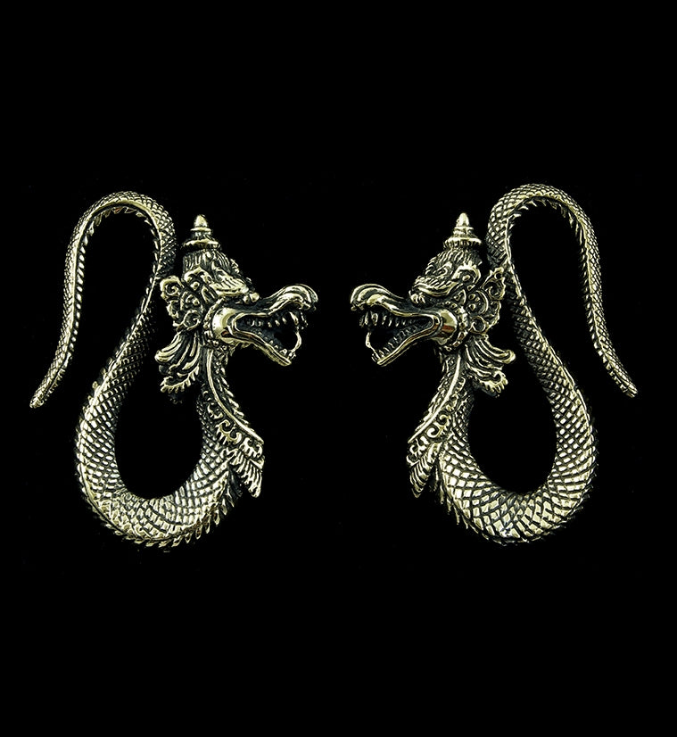 Dragon Brass Ear Weights