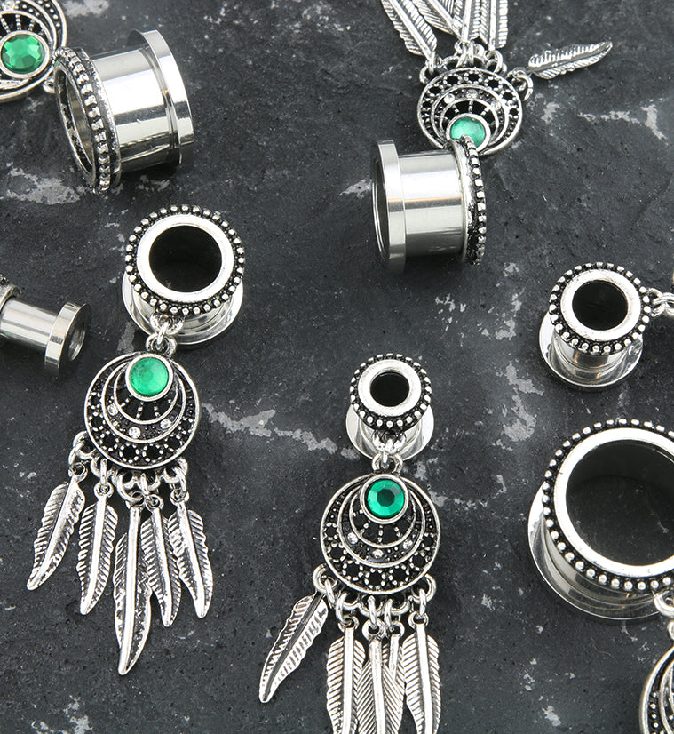 Clear Glass Tunnel Plugs