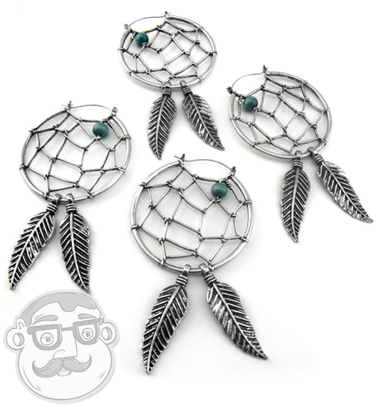 Dreamcatcher Plug Hoops