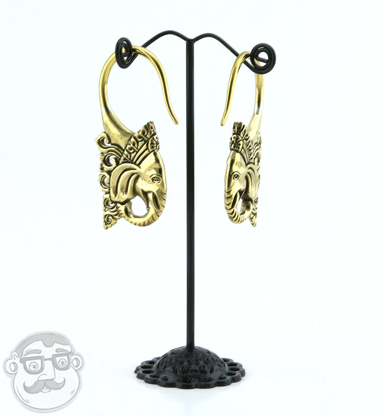 Brass Elephant Ear Weights