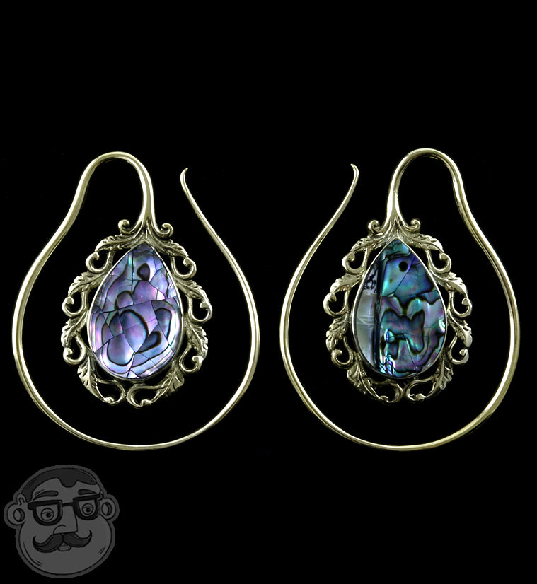 Vague Brass Ear Weights