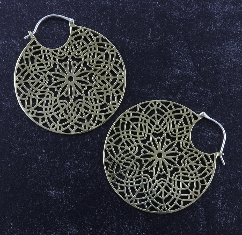 Sylvan Brass Earrings / Weights