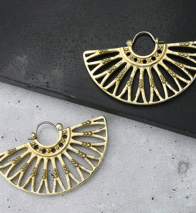 Egress Brass Hangers - Earrings