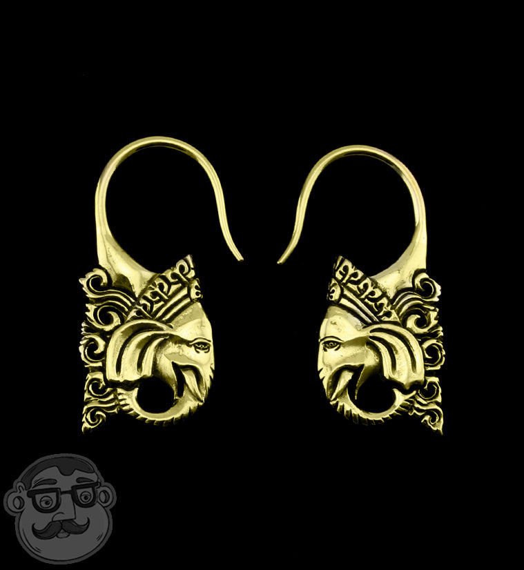 Brass Elephant Ear Weights