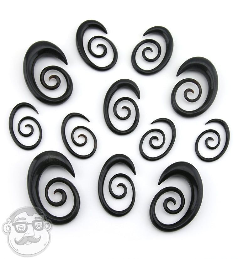 Elliptic Black Horn Spirals
