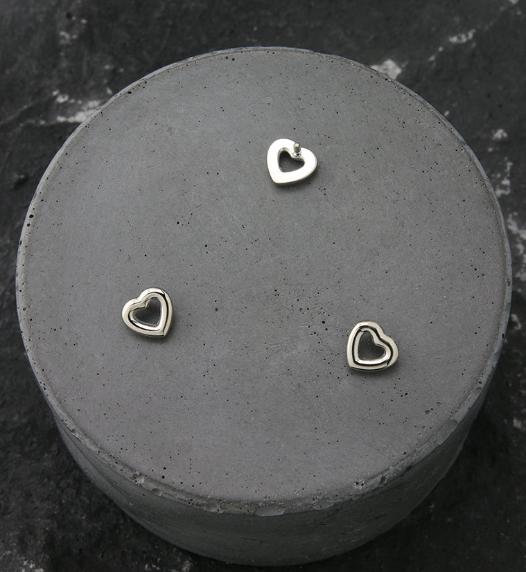 Empty Heart Titanium Internally Threaded Top