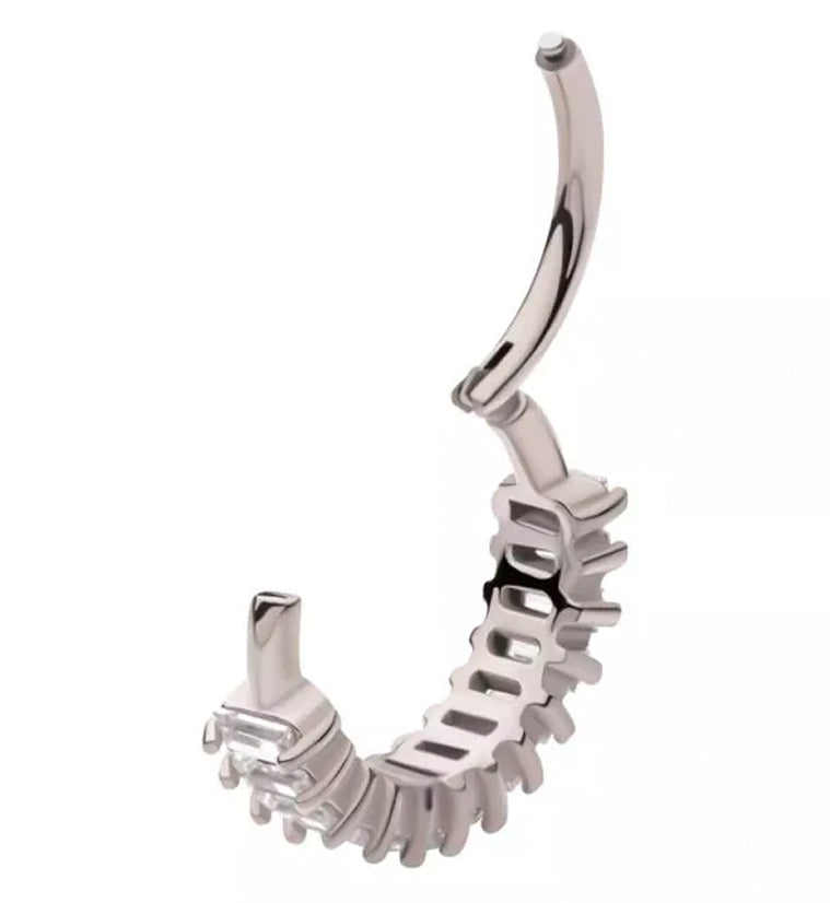 Escalier CZ Hinged Segment Ring