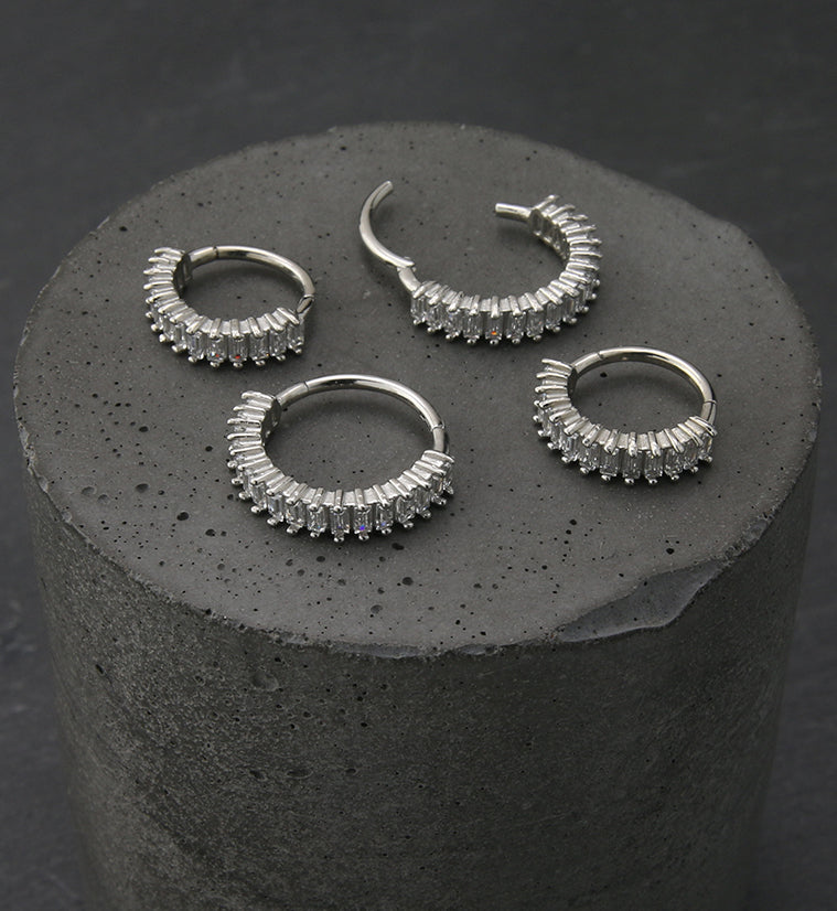 Escalier CZ Hinged Segment Ring