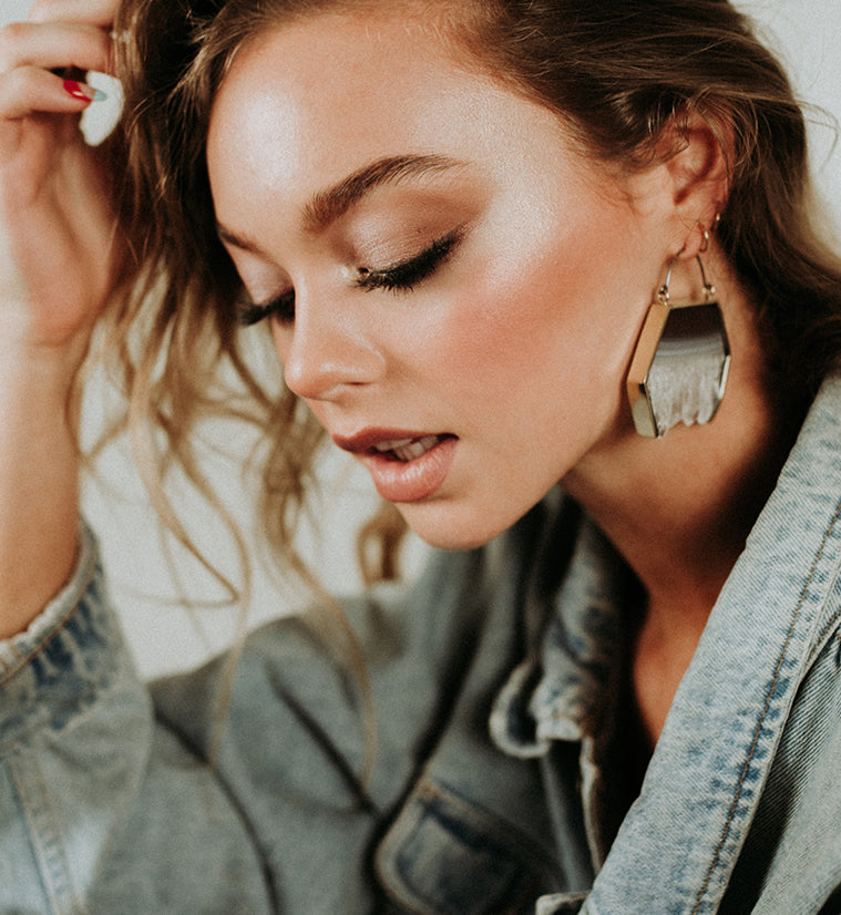 Estoile Titanium & Amethyst Earrings