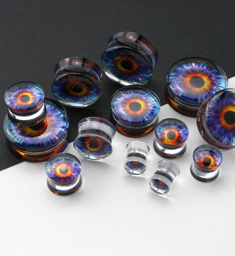 Evil Eyeball Clear Plugs