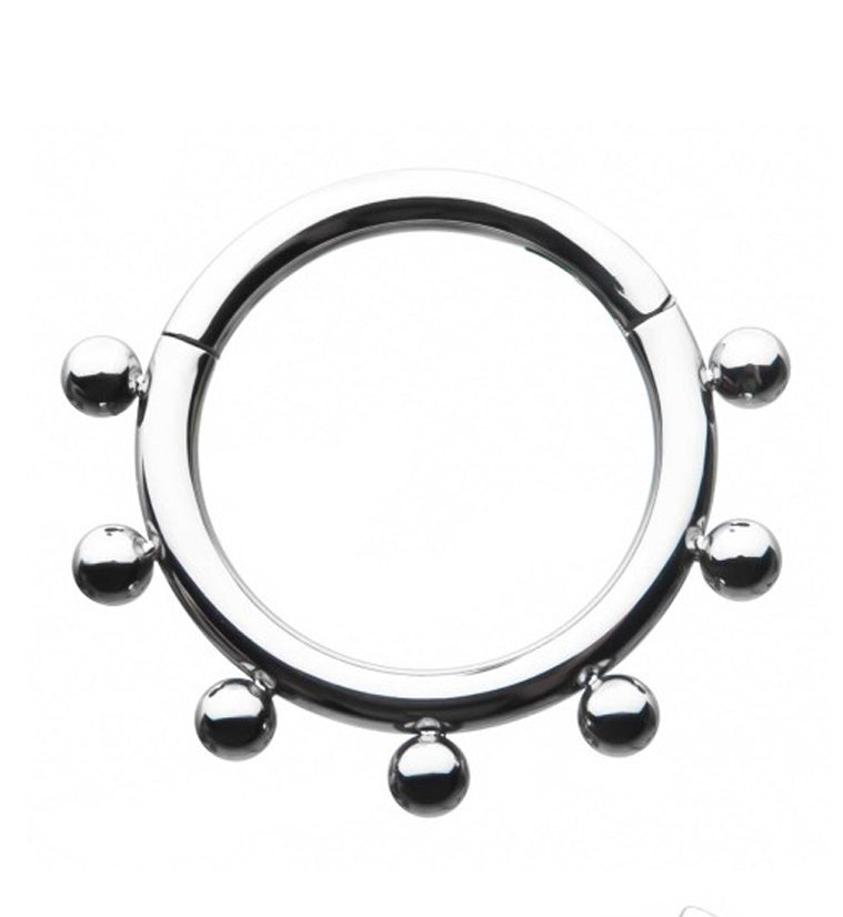 Extrinsic Titanium Hinged Segment Ring