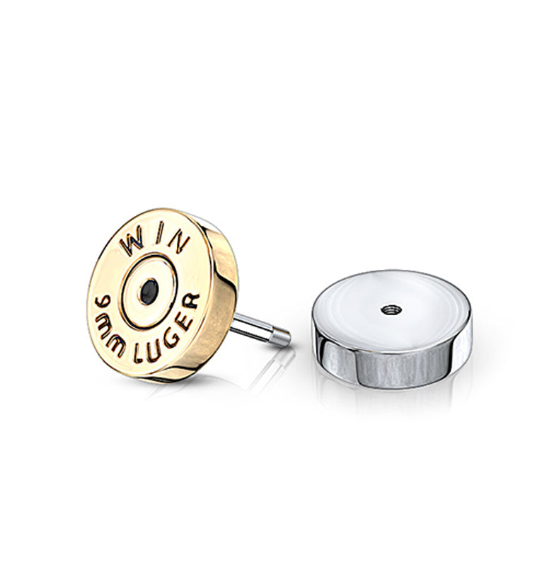 16G Bullet Backing Fake Plugs / Gauges