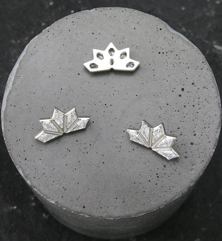 Fan CZ Internally Threaded Titanium Top