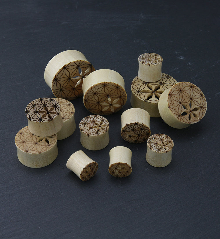 Flower of Life Crocodile Wooden Tunnels