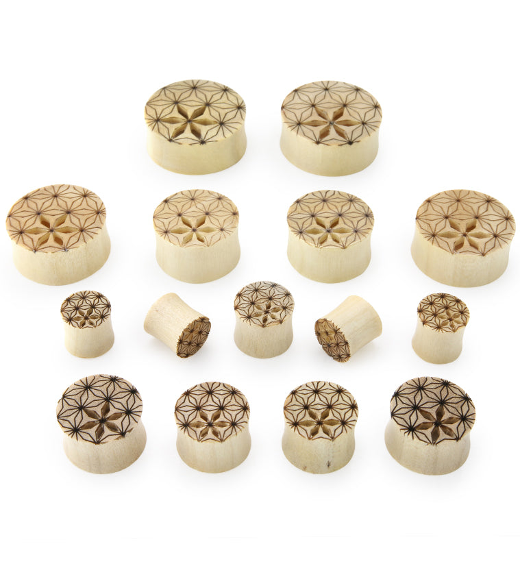 Flower of Life Crocodile Wooden Tunnels