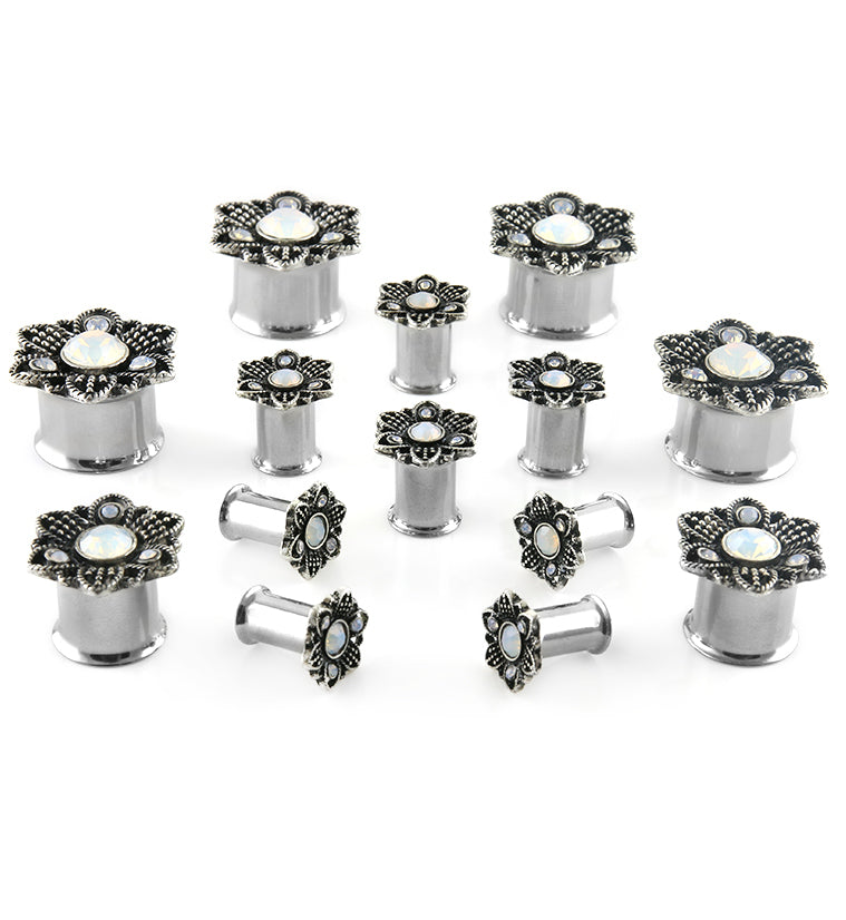 Flower Opalite Plugs