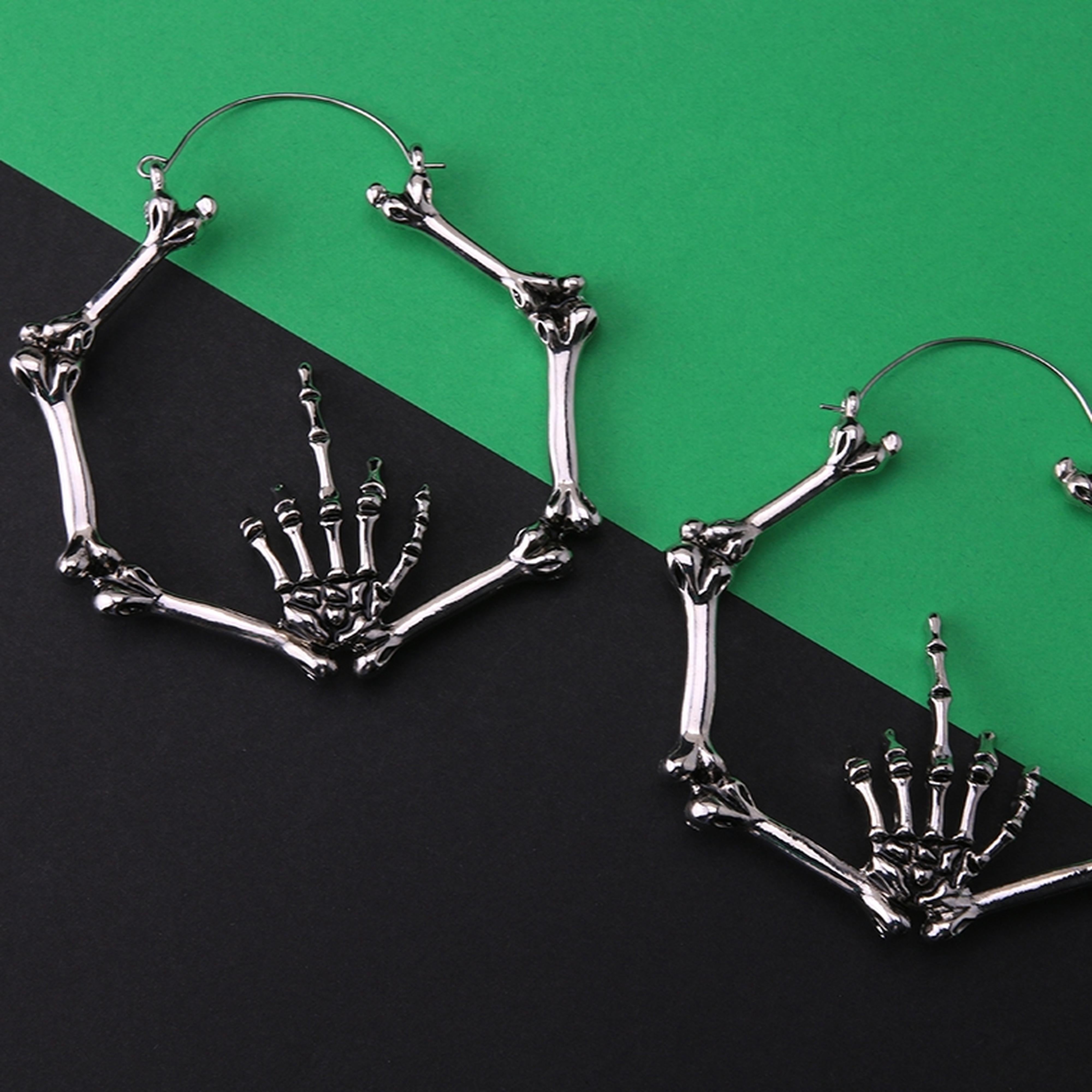 20G Frick Off Skeleton Plug Hoops