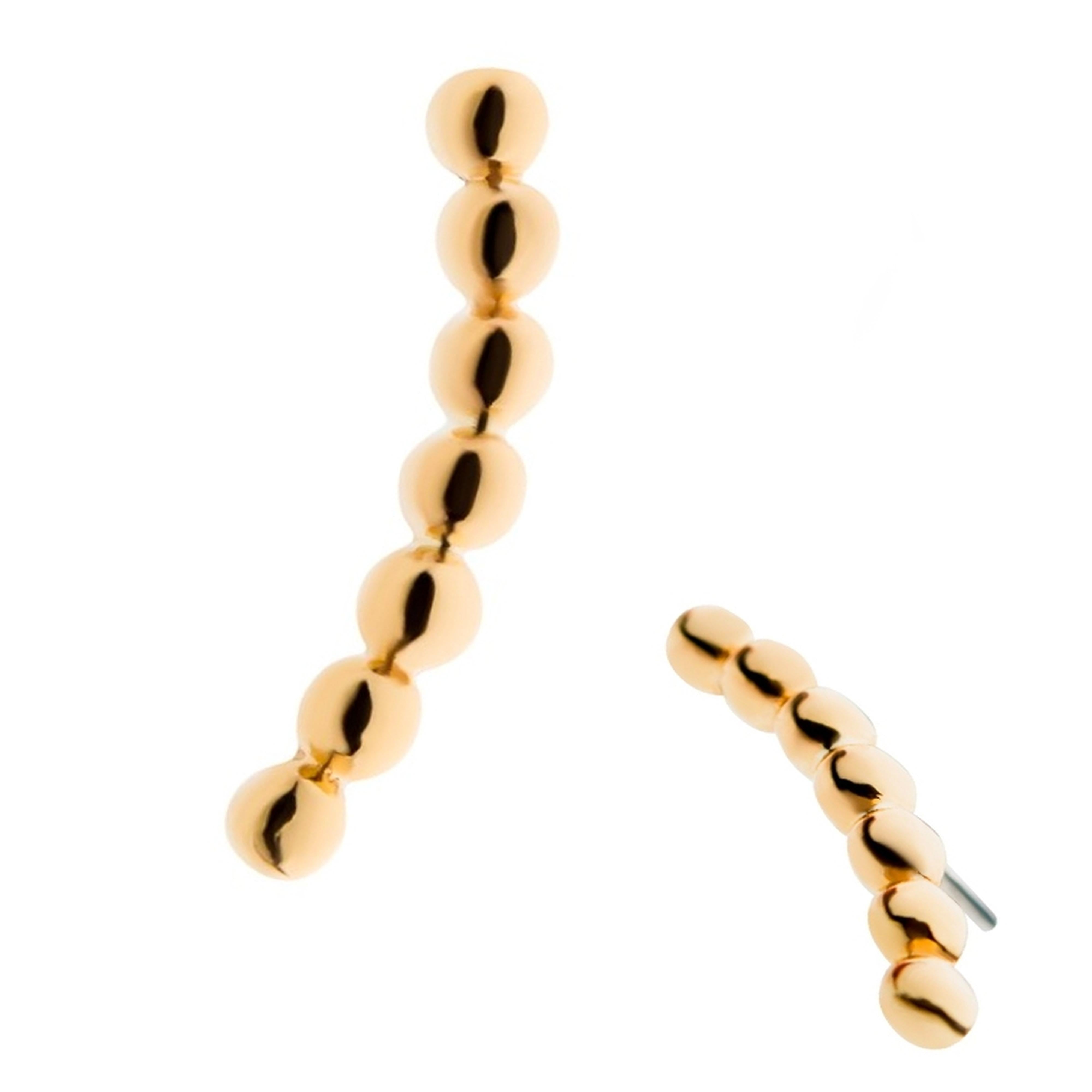 14kt Gold Fringe Threadless Top