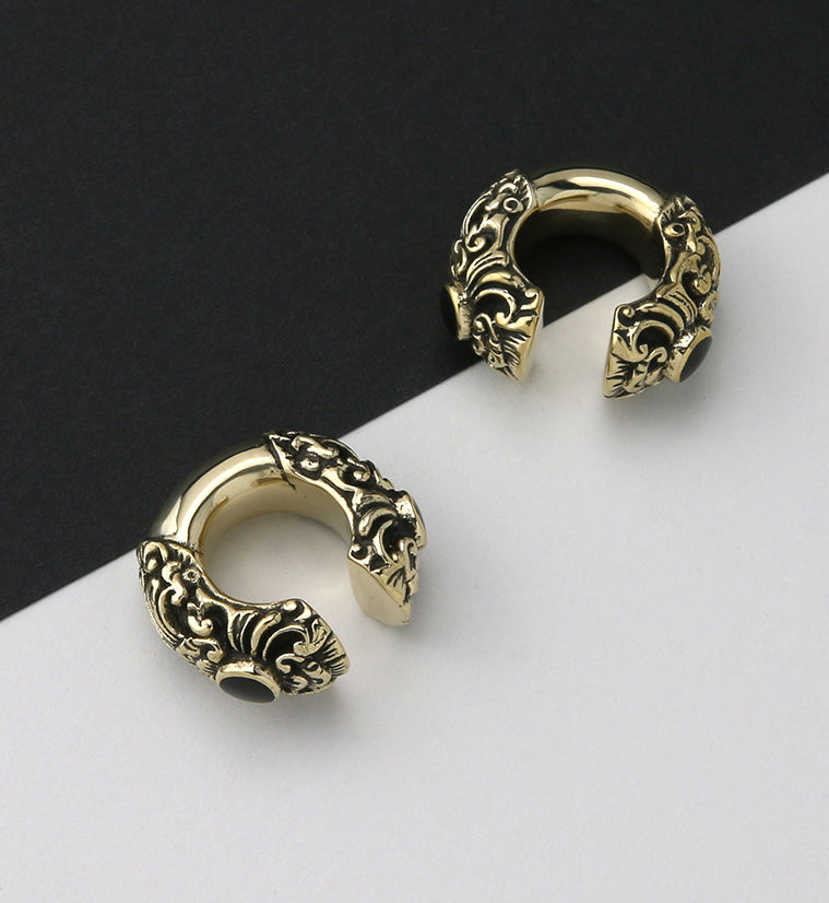 Gilt Brass Ear Weights