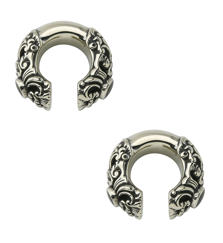 Gilt White Brass Ear Weights