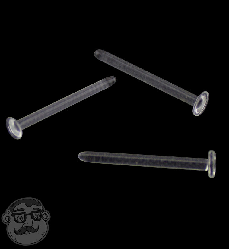 18G Clear Glass Stud
