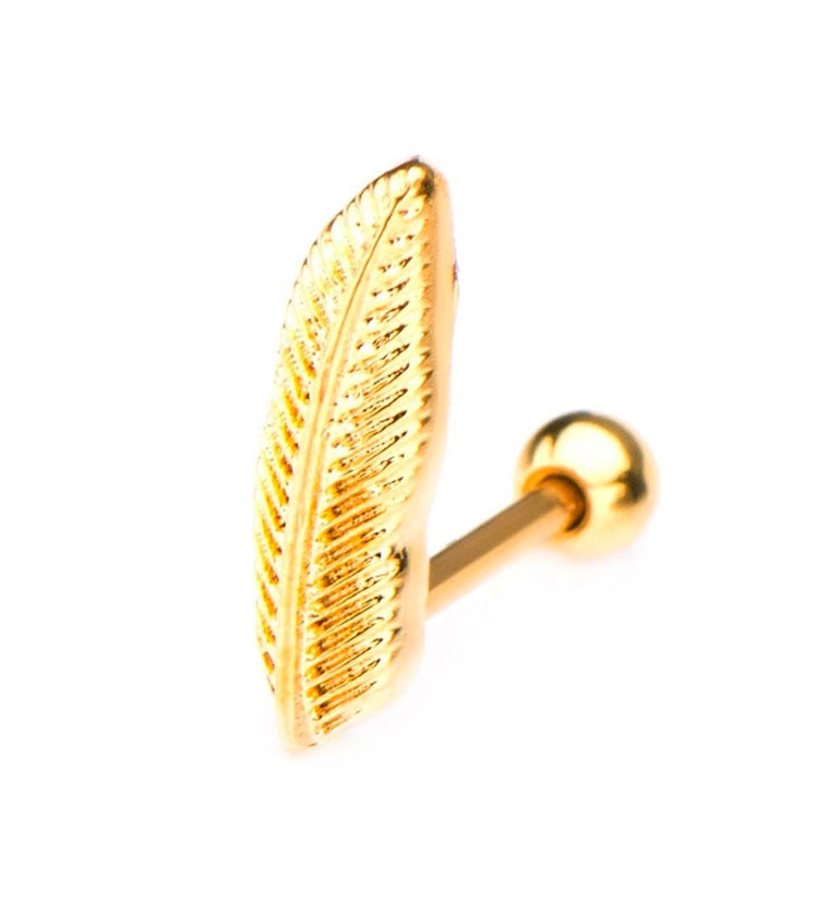 Size: 18 Gauge Inner barbell length: 5/16" (8mm) Ball size: 3mm Rose gold PVD 316L stainless steel Externally threaded