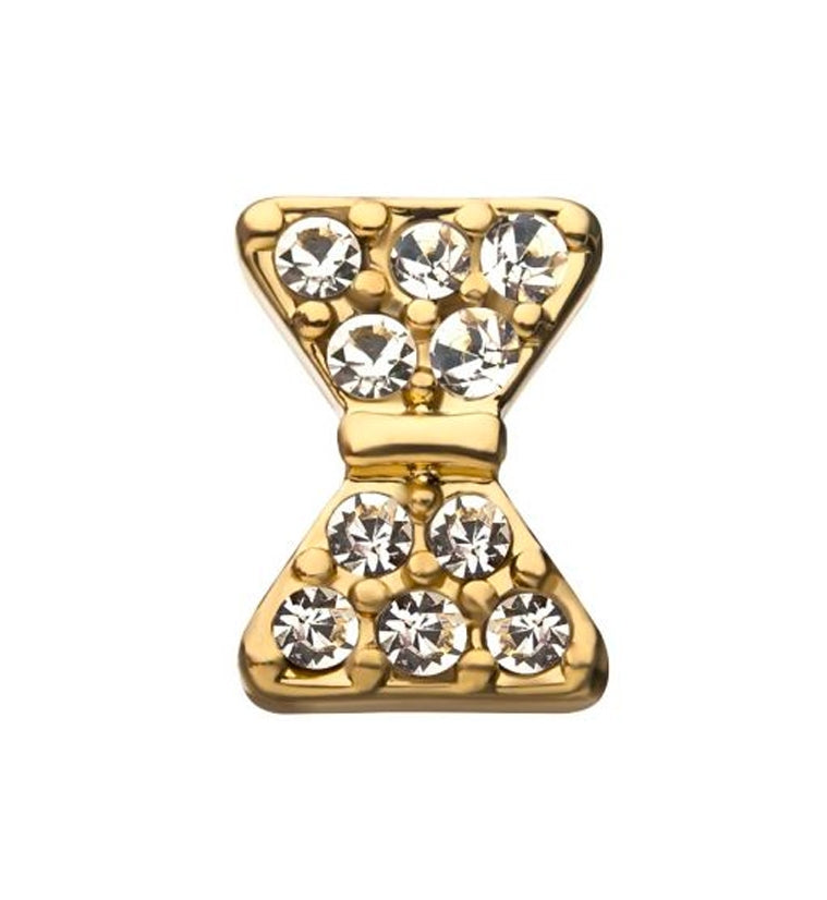 18G Gold PVD Bow Cartilage Barbell