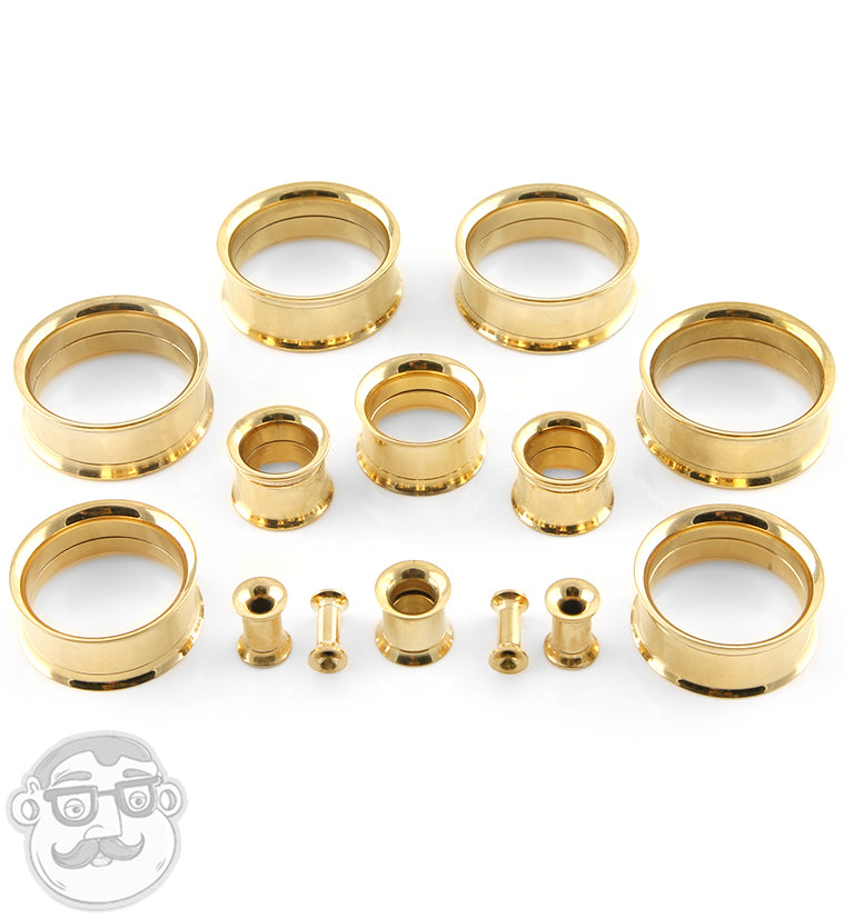 Gold Tunnel Plugs