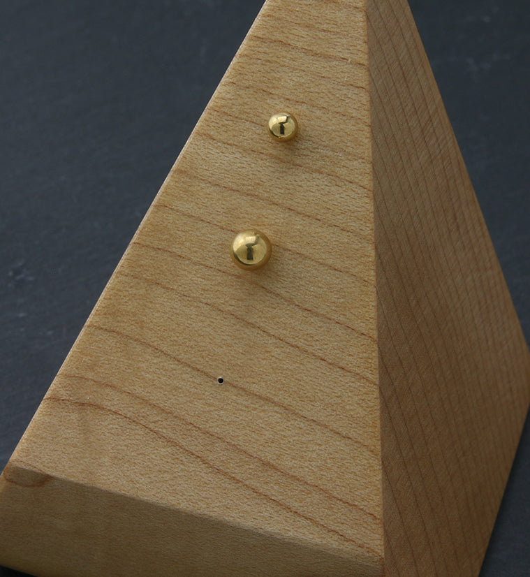 Gold PVD Ball Titanium Threadless Top