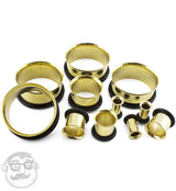 Gold Tunnel Plugs Gauges
