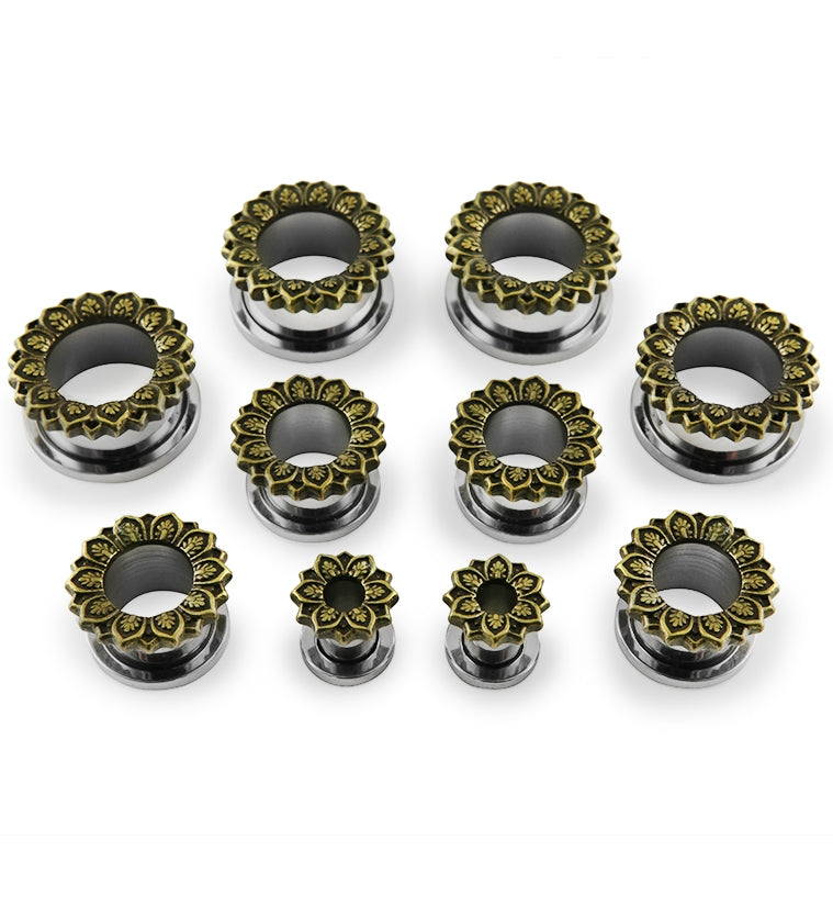 Golden Mandala Stainless Steel Tunnels