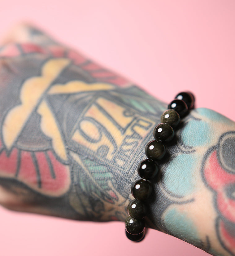 Golden Obsidian Bracelet