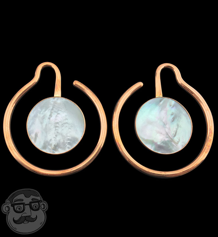 Copper Capa Single MOP Ear Weights