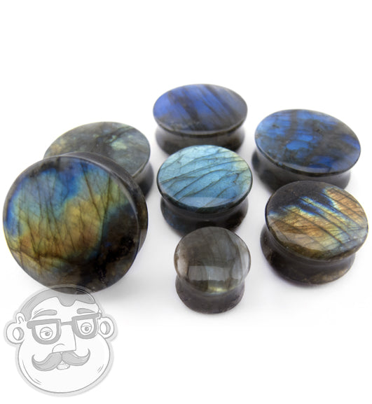 Labradorite Stone Plugs