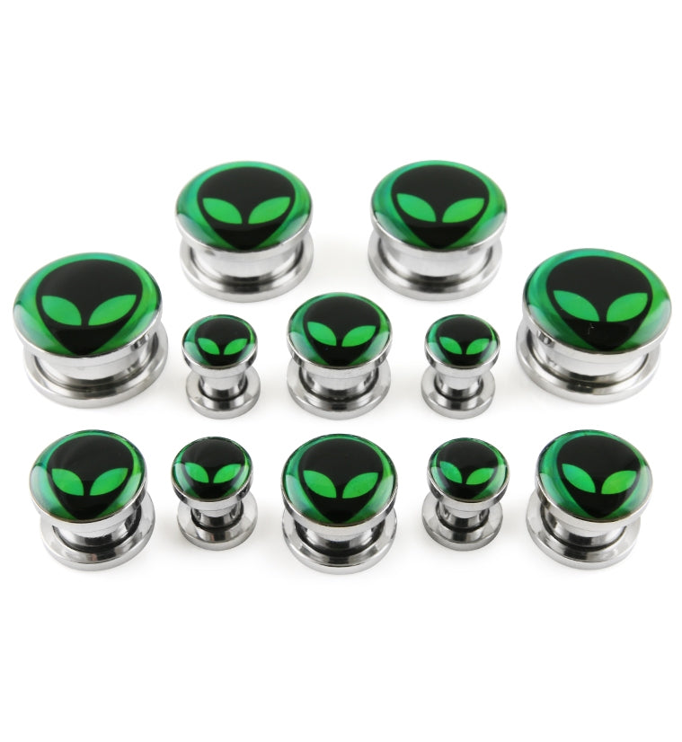 Alien Stainless Steel Plugs