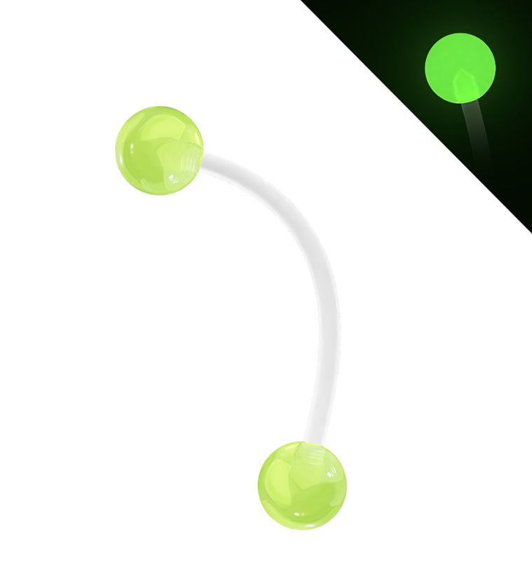 Green Bioflex Glow in the Dark Barbell