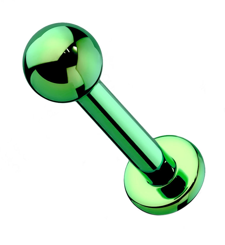 16G Green PVD Titanium Labret