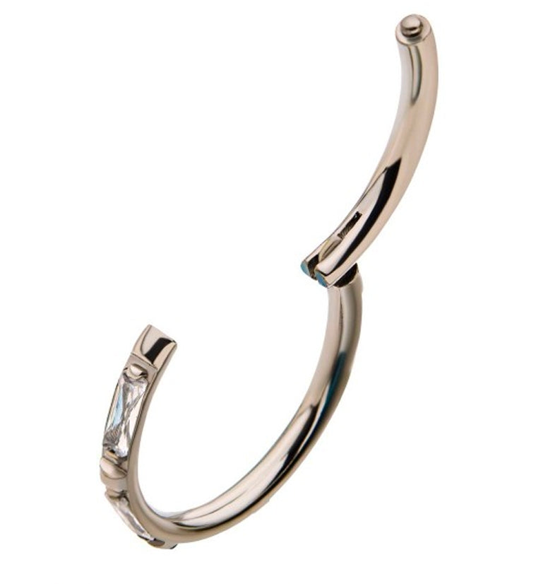 Gullion CZ Hinged Segment Ring