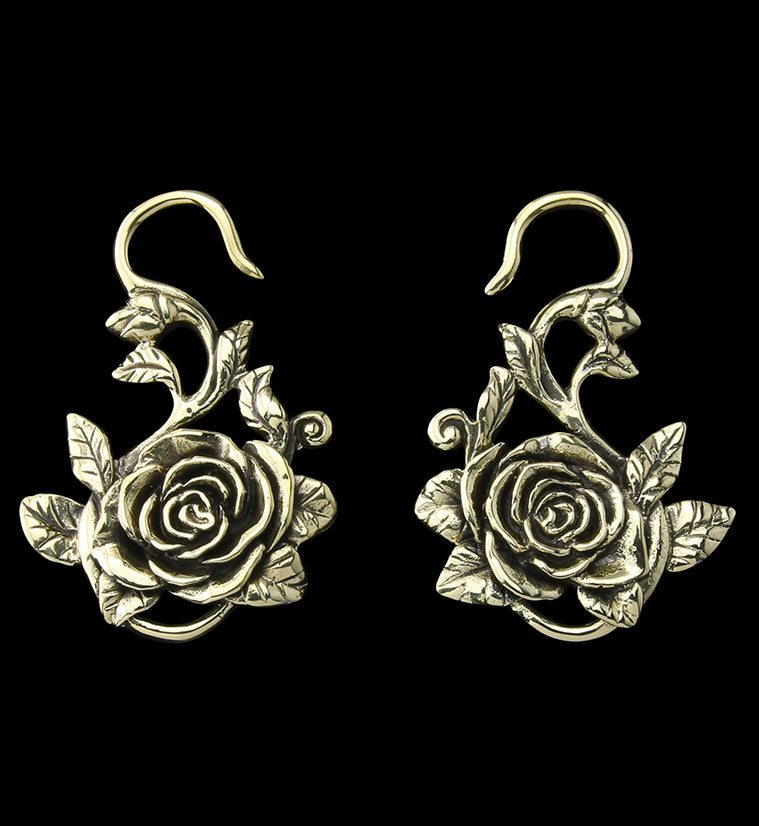 Hanging Rose Ear Weights
