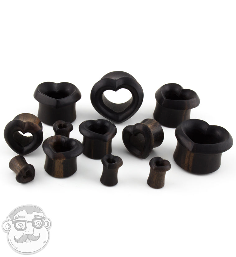 Heart Flare Areng Wood Tunnels