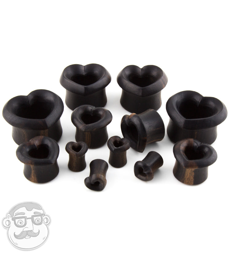 Heart Flare Areng Wood Tunnels